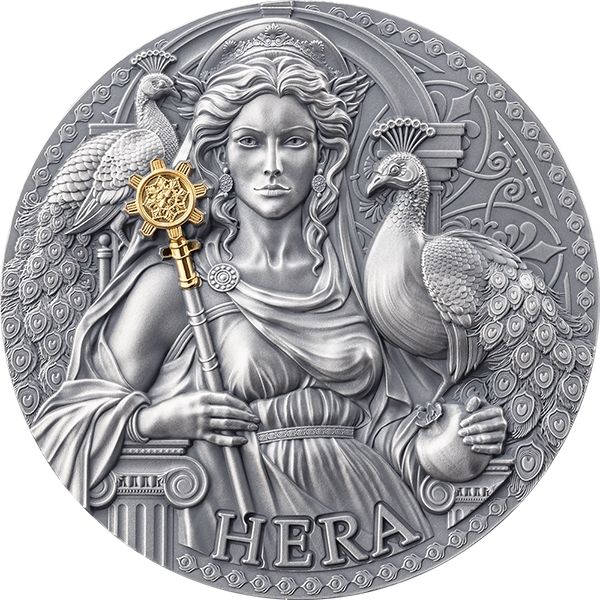 Pièce d'argent 3 oz « Hera » – Cameroun 2024