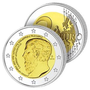 2€ Euro Grèce 2013 – Académie de Platon