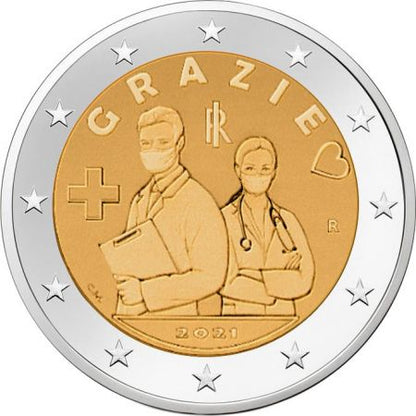 2 euros Merci Italie 2021