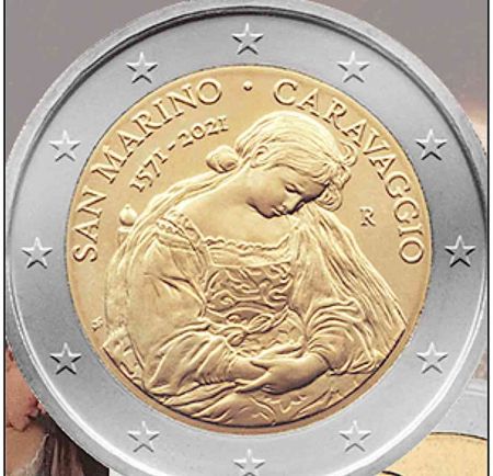 2€ Euro Saint-Marin 2021 – Caravage