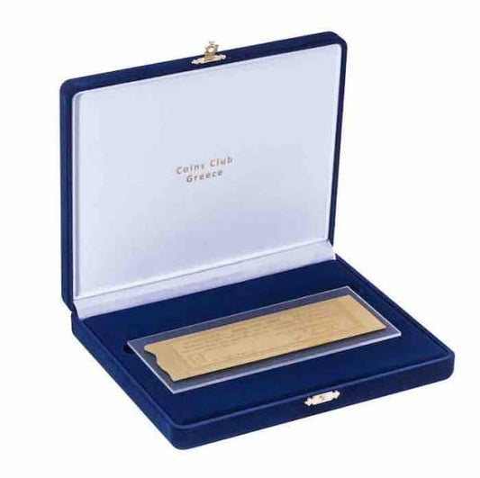100 palmiers en feuille d'or 24 carats et écrin