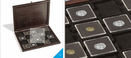 Capsules pour pièces de monnaie Quadrum Intercept 36 mm, paquet de 6