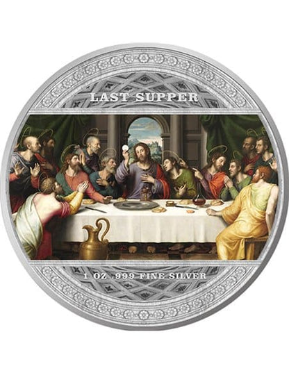 La Cène de Juan de Juanes – Pièce de collection en argent 999/1000 (1 oz) millésime 2000F 2025