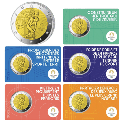 2€ Euro France 2022 – Jeux Olympiques de Paris 2024