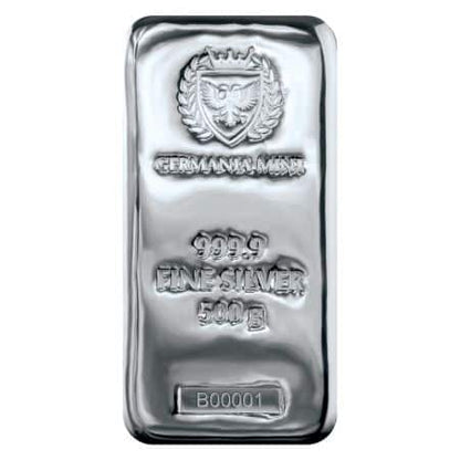 Lingot d'argent de 500 g