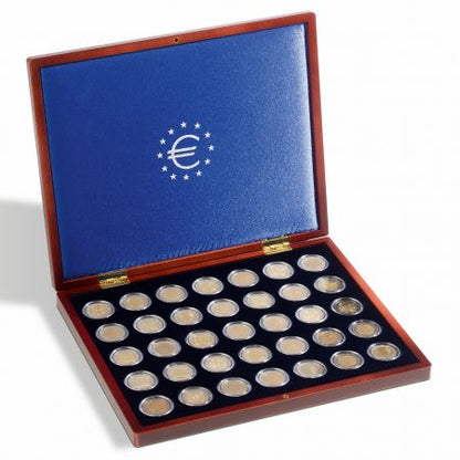 Coffret de présentation Volterra Uno De Luxe pour 35 pièces sous capsules d'un diamètre maximal de 26 mm