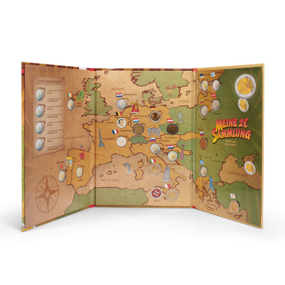 Album de collection de pièces de 2 euros pour enfants