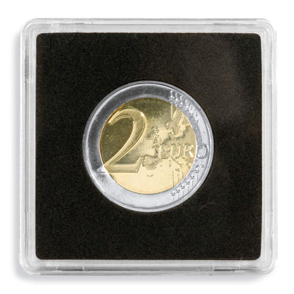 Capsules pour pièces de monnaie Quadrum 23 mm, paquet de 10
