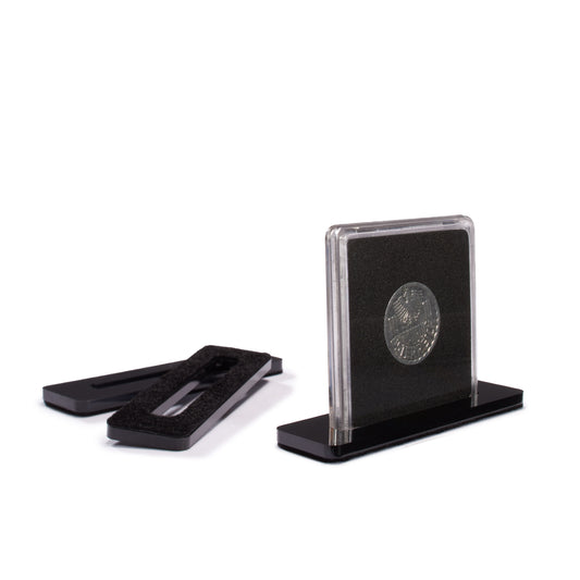 Porte-monnaie Quadrum noir, lot de 10