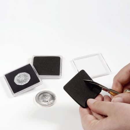Capsules QUADRUM pour pièces de monnaie à diamètre libre
