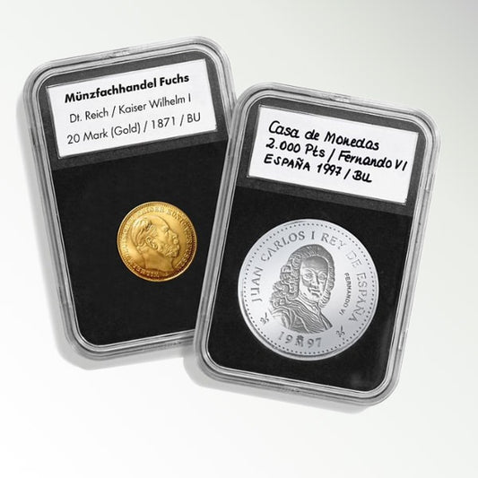 Capsule Quickslab pour pièces de monnaie – Pour diamètres de 14 à 41 mm