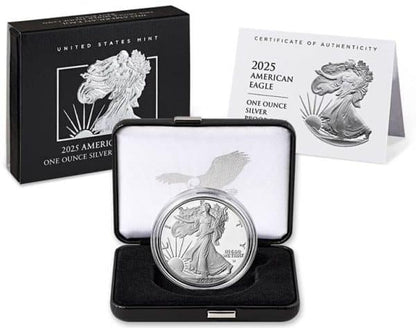 Pièce de 1 dollar en argent (Silver Eagle) - Émission américaine 2025