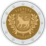 2 €, Suvalkija, Lituanie, 2022