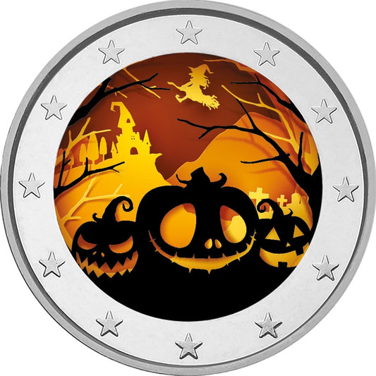 NOUVEAU ! LA PIÈCE DE 2 € HALLOWEEN 2024 NON CIRCULÉE