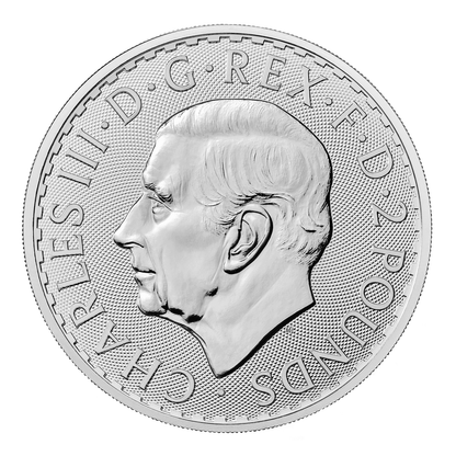 Pièce de 2 livres sterling en argent 999 Britannia – Grande-Bretagne 2025