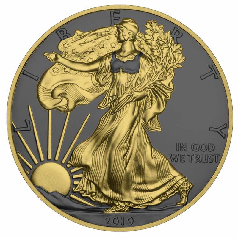 Gagnez 20 € ! Collection Golden Enigma - Pièces de 1 oz en argent et en or ruthénium 999