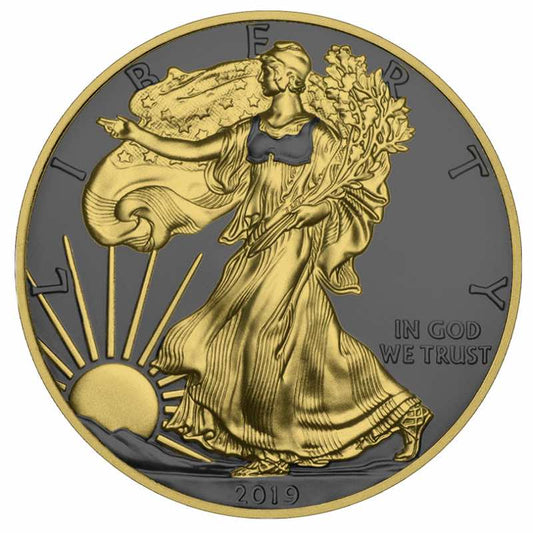 Gagnez 20 € ! Collection Golden Enigma - Pièces de 1 oz en argent et en or ruthénium 999