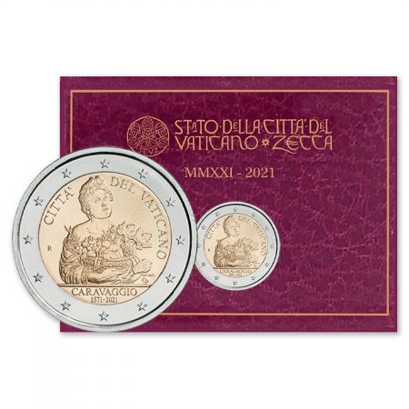 2€ Euro Vatican 2021 – 450 ans de la naissance du Caravage
