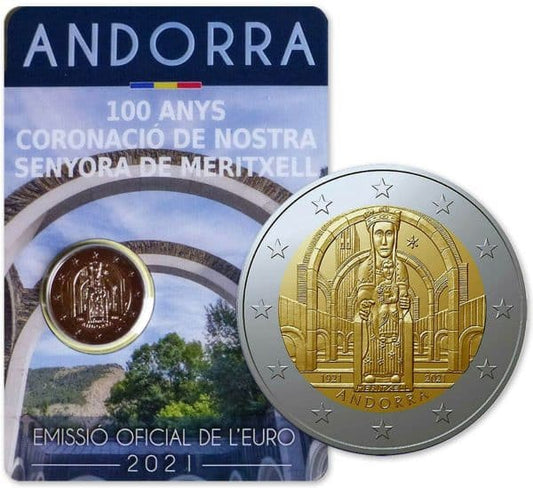 Andorre 2 Euro 2021 Andorre Meritxell Blister