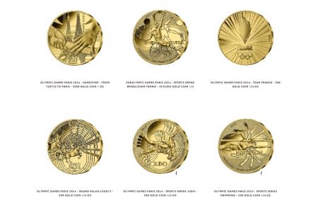 Pièce d'or de 50 € – Jeux Olympiques de Paris 2024 – Édition spéciale Sport, Anniversaire